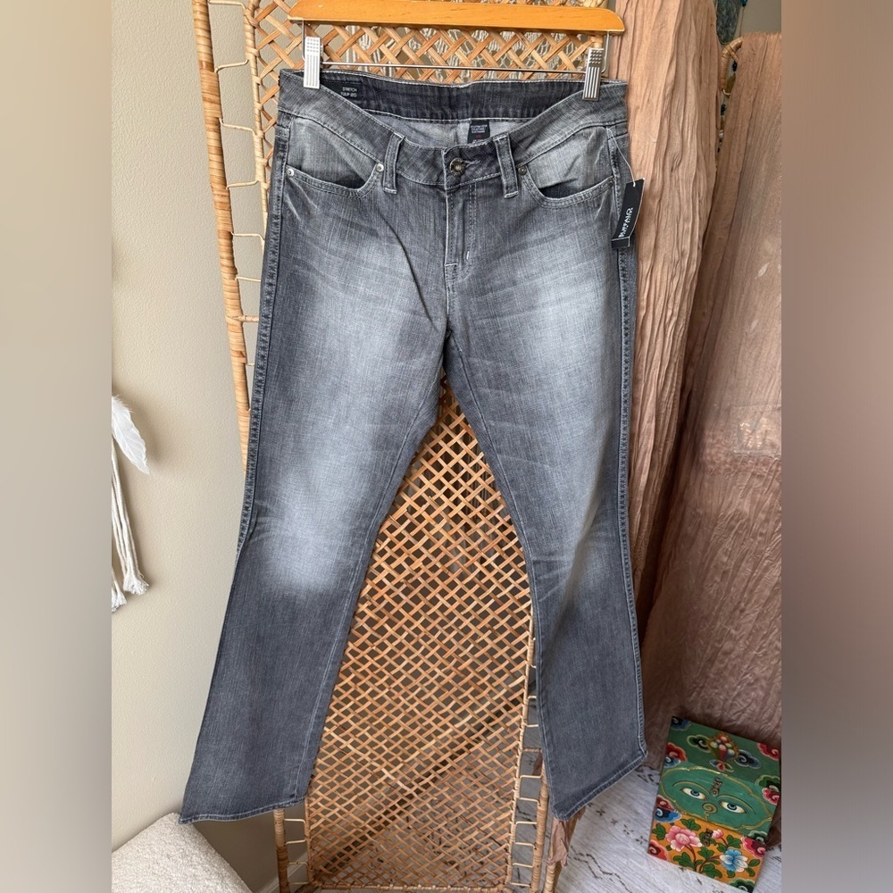 Buffalo David Bitton Women's Faded Gray Boot Cut Jeans